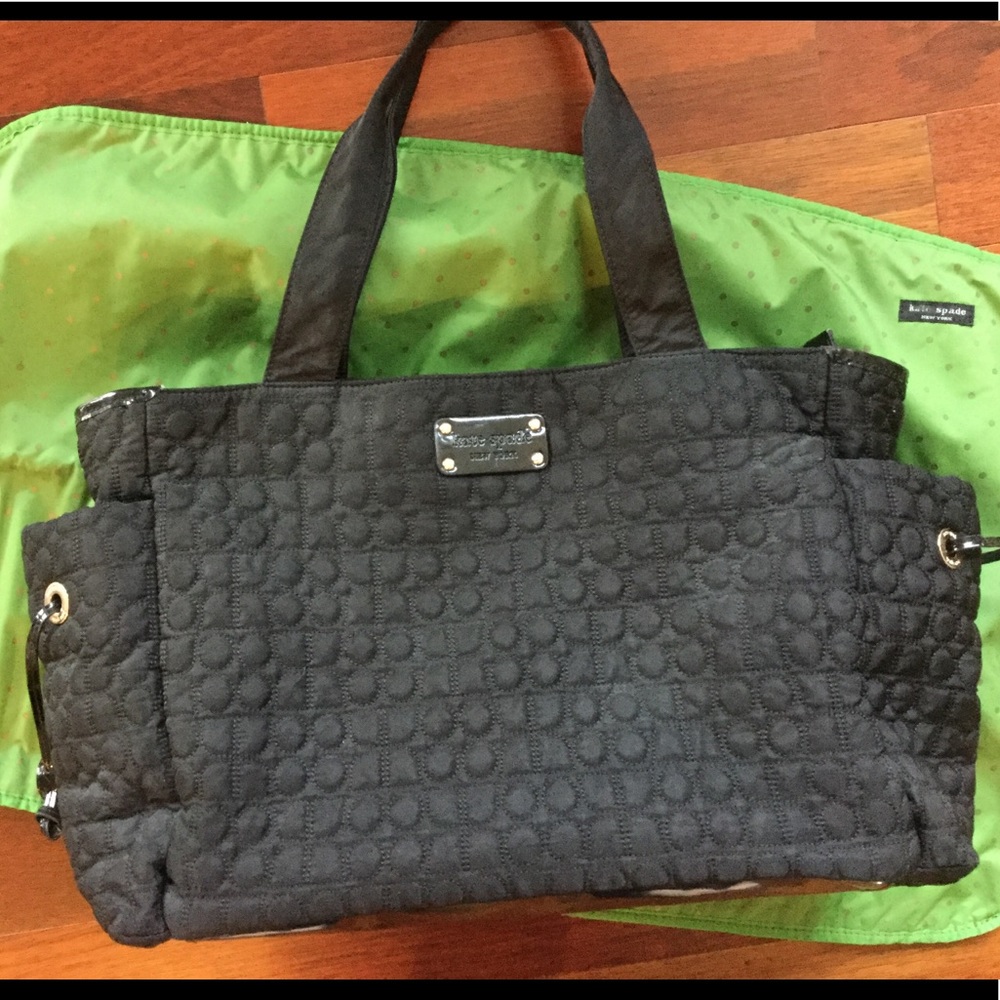 Kate spade quilted large diaper bag